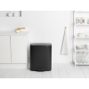 Кошче за отпадъци с педал BO 2 x 30л, черно, Brabantia