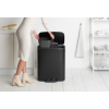 Кошче за отпадъци с педал BO 2 x 30л, черно, Brabantia