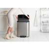 Кошче за отпадъци с педал BO 60л, матова стомана, Brabantia