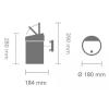 Кош за отпадъци с докосване TOUCH BIN 3л, черен, Brabantia