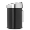 Кош за отпадъци с докосване TOUCH BIN 3л, черен, Brabantia