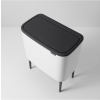Кош за отпадъци с докосване BO 11 + 23л, бял, Brabantia