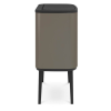Кош за отпадъци с докосване BO 3 x 11л, платина, Brabantia