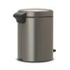 Кошче за отпадъци с педал NEWICON 5л, платина, Brabantia