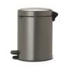 Кошче за отпадъци с педал NEWICON 5л, платина, Brabantia