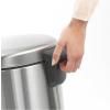 Кошче за отпадъци с педал NEWICON 20л, матова стомана, Brabantia