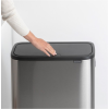 Кош за отпадъци с докосване BO 2 x 30л, матова стомана, Brabantia