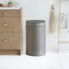 Кош за отпадъци с докосване TOUCH BIN NEW 40л, платина, Brabantia
