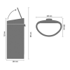 Кош за отпадъци с докосване TOUCH BIN NEW 40л, стомана, Brabantia