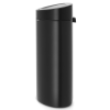 Кош за отпадъци с докосване TOUCH BIN NEW 40л, матово черен , Brabantia