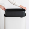 Кош за отпадъци с докосване BO 60л, бял, Brabantia