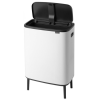 Кош за отпадъци с докосване BO 60л, бял, Brabantia