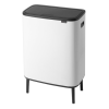 Кош за отпадъци с докосване BO 60л, бял, Brabantia