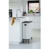 Кош за отпадъци с докосване BO 60л, бял, Brabantia