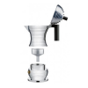 Кафеварка за еспресо за котлон PULCINA 150 мл, червена, Alessi