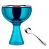 Купа за сладолед BIG LOVE, с лъжица, синя, Alessi