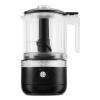 Електрически чопър за храна 5KFCB519, безжичен, матово черен, KitchenAid