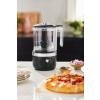 Електрически чопър за храна 5KFCB519, безжичен, матово черен, KitchenAid