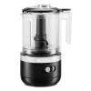 Електрически чопър за храна 5KFCB519, безжичен, матово черен, KitchenAid