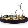 Поднос за сервиране MIRRORED 38 cm, барен, кафяв, Liiton