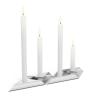 Свещник за вечеря SQUARE CANDLE, комплект 4 бр., неръждаема стомана, Höfats