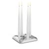 Свещник за вечеря SQUARE CANDLE, комплект 4 бр., неръждаема стомана, Höfats