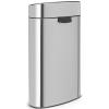 Кош за отпадъци с докосване TOUCH BIN NEW 23 + 10л, матова стомана, Brabantia
