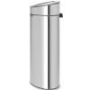 Кош за отпадъци с докосване TOUCH BIN NEW 23 + 10л, матова стомана, Brabantia
