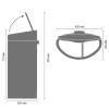 Кош за отпадъци с докосване TOUCH BIN NEW 23 + 10л, матова стомана, Brabantia