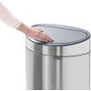 Кош за отпадъци с докосване TOUCH BIN NEW 23 + 10л, матова стомана, Brabantia