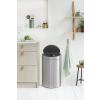 Кош за отпадъци с докосване TOUCH BIN NEW 23 + 10л, матова стомана, Brabantia