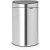 Кош за отпадъци с докосване TOUCH BIN NEW 23 + 10л, матова стомана, Brabantia