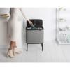 Кош за отпадъци с докосване BO TOUCH BIN 11 + 23л, минерално сиво, Brabantia