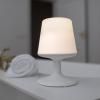 Преносима настолна лампа LIGHT TO GO, органично сива, Koziol