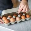 Контейнер за съхранение на яйца EGGS TO GO 28 см, за 10 яйца, пустинно слънце, Koziol