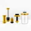 Кухненски буркан за съхранение 100 COLLECTION, 1л, жълт, стъкло, Alessi