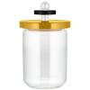 Кухненски буркан за съхранение 100 COLLECTION, 1л, жълт, стъкло, Alessi