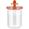 Кухненски буркан за съхранение 100 COLLECTION, 1л, розов, стъкло, Alessi