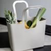 Чанта за пазаруване TASCHE XL, органично естествено сива, Koziol