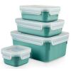 Кухненски буркан за съхранение MASTER SEAL COLOUR EDITION N1031010 , комплект от 4 бр., зелен, пластмаса, Tefal