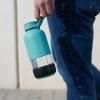 Бутилка за вода BOTTLE TO GO 600 мл, тюркоаз, Lékué
