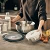 Кухненска купа комплект NEST PREP&STORE 95025, 4 бр., с капаци, неръждаема стомана, Joseph Joseph