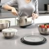Кухненска купа комплект NEST PREP&STORE 95025, 4 бр., с капаци, неръждаема стомана, Joseph Joseph