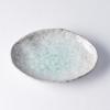 Чиния за сервиране AQUA SPLASH 20 x 14 cм, синя, MIJ