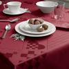 Коледна покривка за маса NATALE 150 x 270 cм, червена, тъкан жакард, Rosendahl