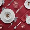 Коледна покривка за маса NATALE 150 x 270 cм, червена, тъкан жакард, Rosendahl
