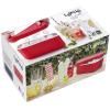 Кутия за лед ICE BOX с форма за кубчета, 1,8 л, червена, Lékué