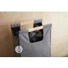 Торба за рециклирани отпадъци Eva Trio 28 l тъмно сив
