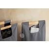 Торба за рециклирани отпадъци Eva Trio 28 l тъмно сив