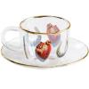 Чаша за кафе с чинийка TOILETPAPER I LOVE YOU 110 мл, Seletti